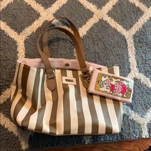 Betsey Johnson Matching Bag + Phone Holder